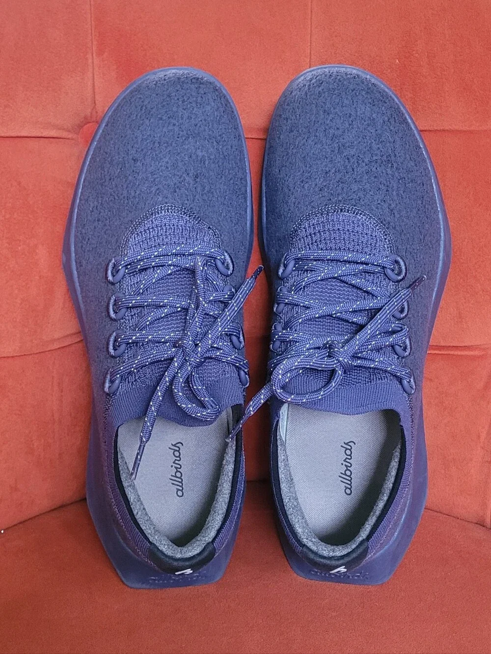 allbirds Men's Wool Dasher Mizzle sneakers in a hazy indigo Size 12